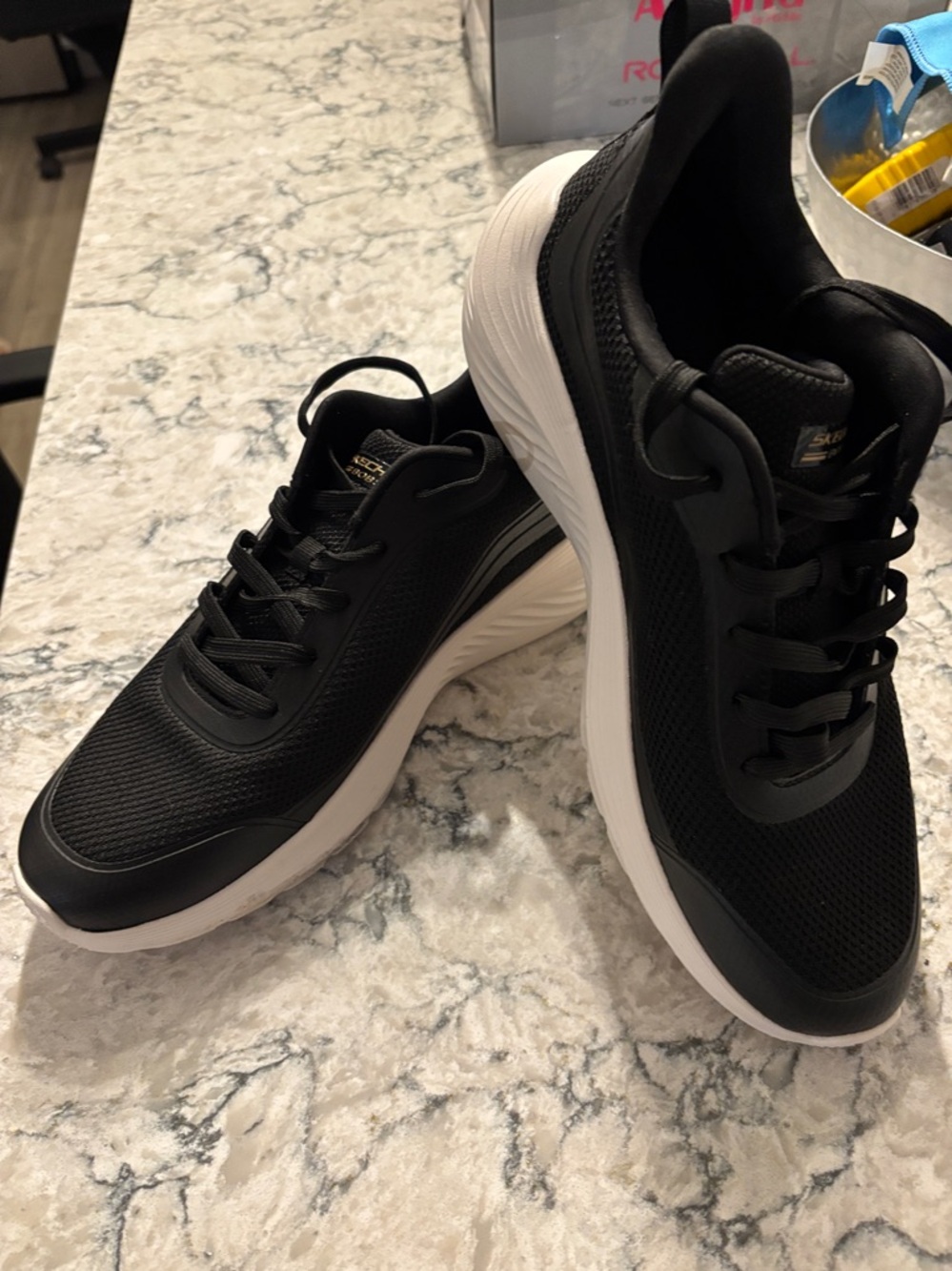 BOBS from Skechers Black Sneakers with White Sole - Picture 2 of 5